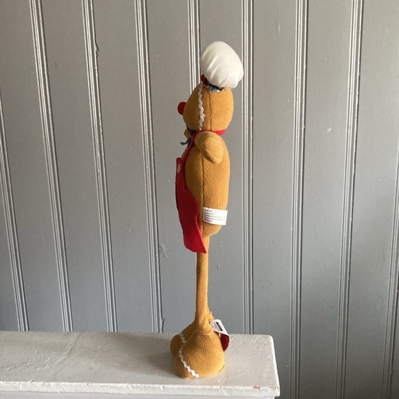 NWT- 24” Absolutely Precious- Holiday Baker Gingerbread Decoration w/Hat & Apron - Picture 9 of 16